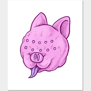 Weird pig Posters and Art